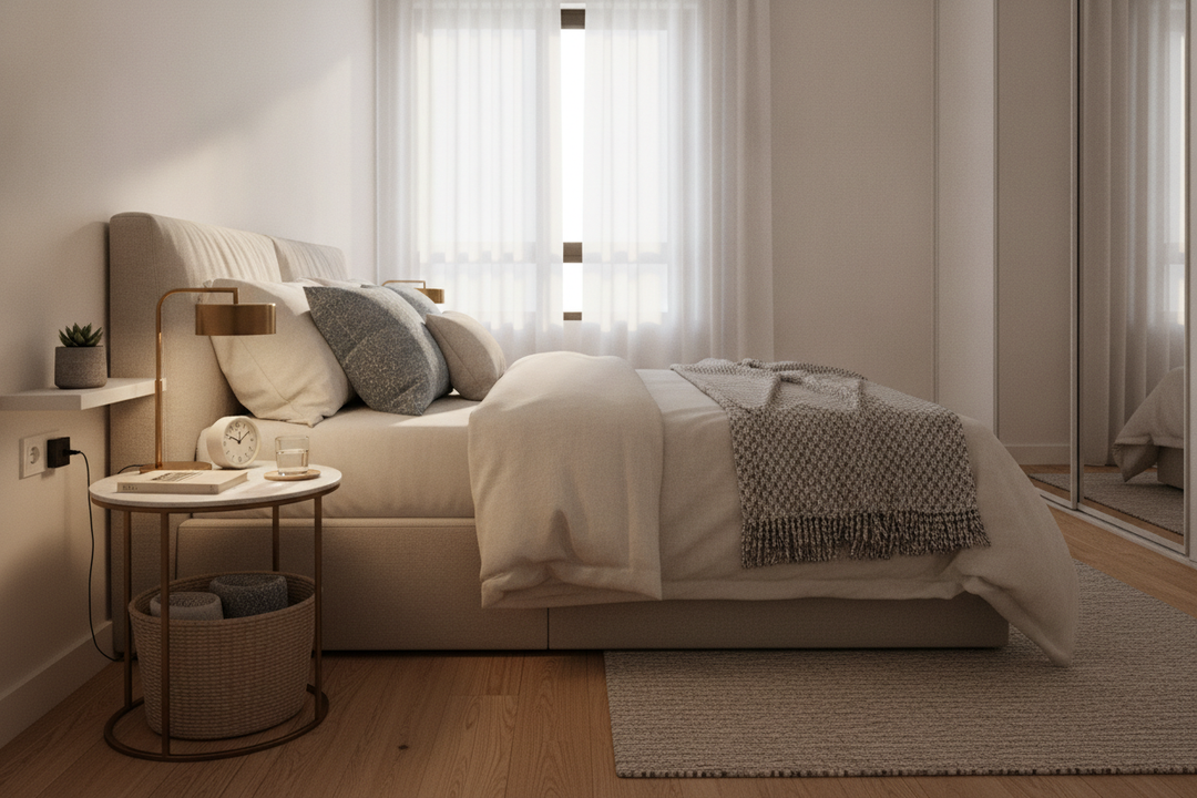 Is an 18 Bedside Table Actually Big Enough for Real Life?