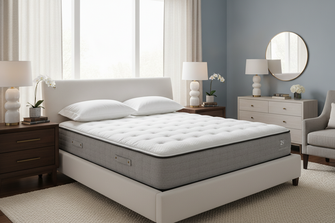 My Pillow-Top Mattress Made Me Buy a 29 Inch Tall Nightstand