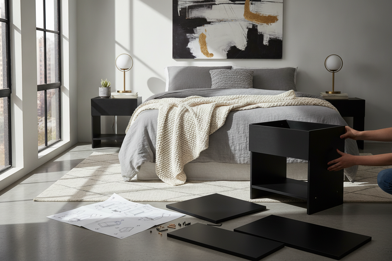 Is a Cheap Amazon Black Nightstand Actually Worth the Assembly Hassle?