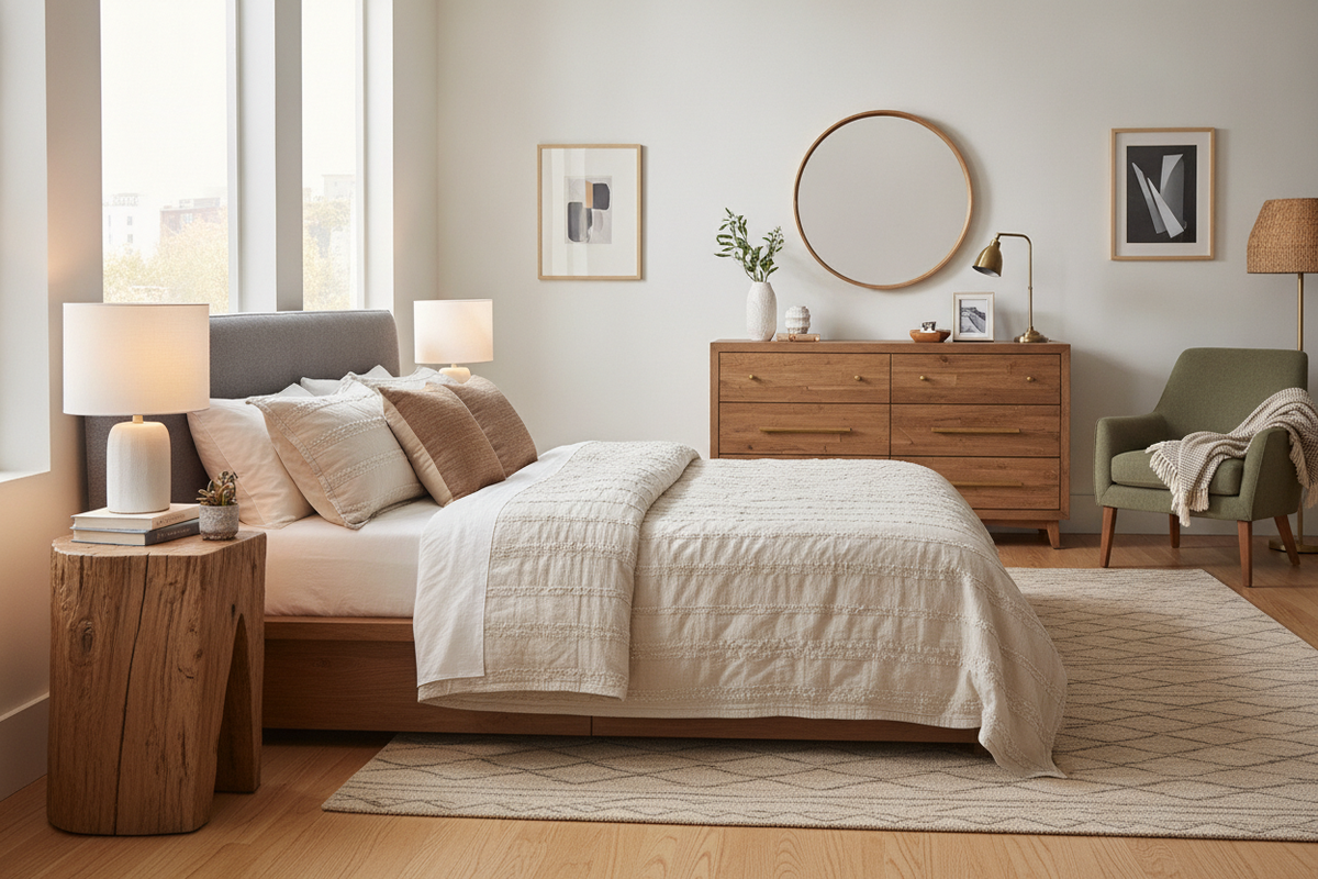 I Hate Matching Bedroom Sets (But I Love These Wood Nightstand Ideas)