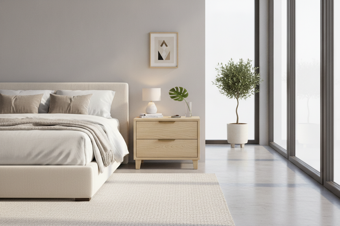 The Target 2 Drawer Nightstand That Forced Me to Declutter