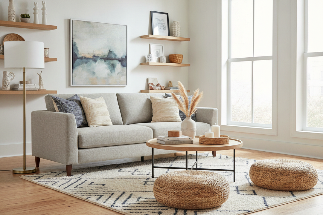 How I Built a Target Furniture Living Room for Under $1,000