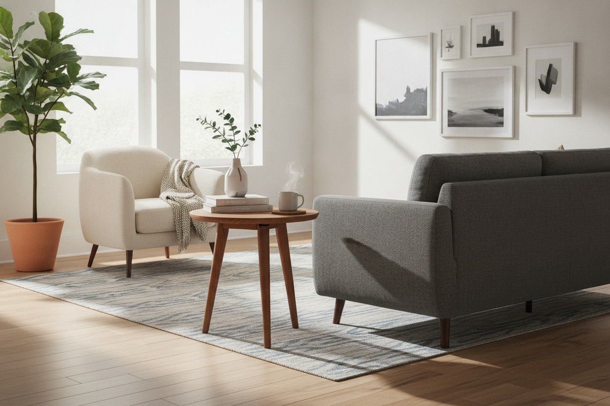 The Target Wood Side Table I Drag Into Every Single Room
