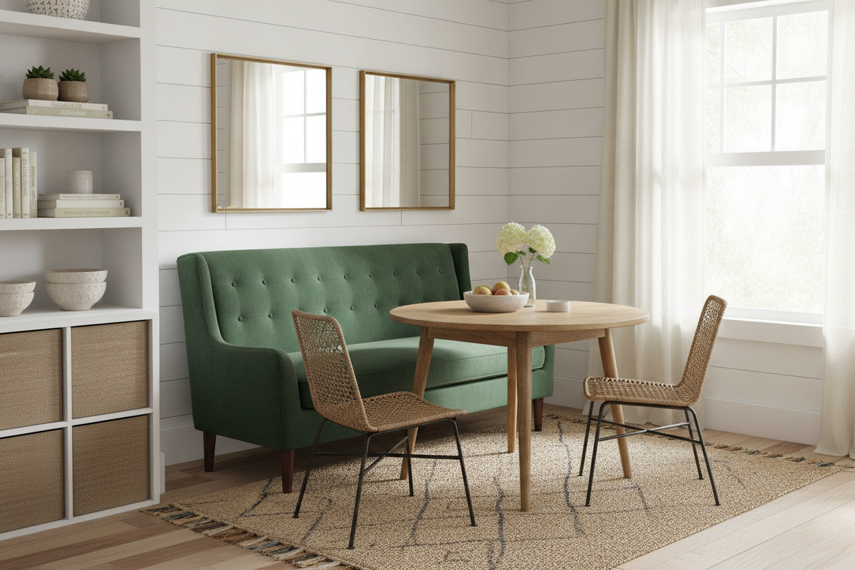 I Swapped My Dining Chairs for a Target Settee (Here's How It Looks)
