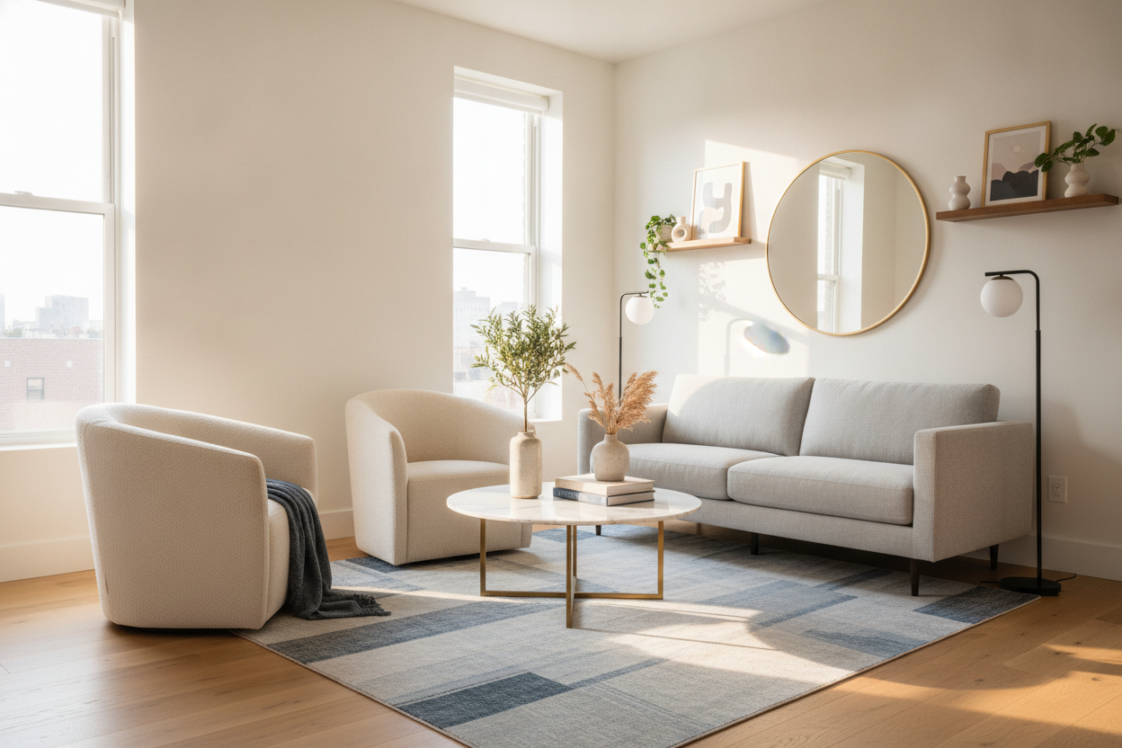 Stop Trying to Fit a Sectional: Furniture for Small Living Areas