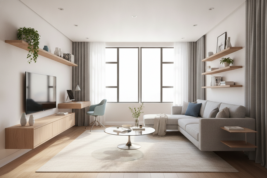 Why the Best Furniture for Small Room Setups Never Touches the Floor