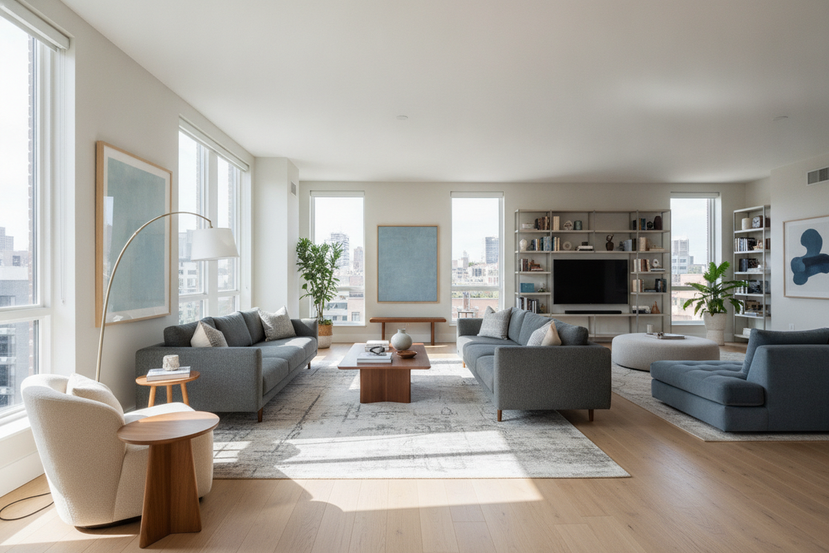Why Most Long Living Room Layouts Feel Like a Bowling Alley