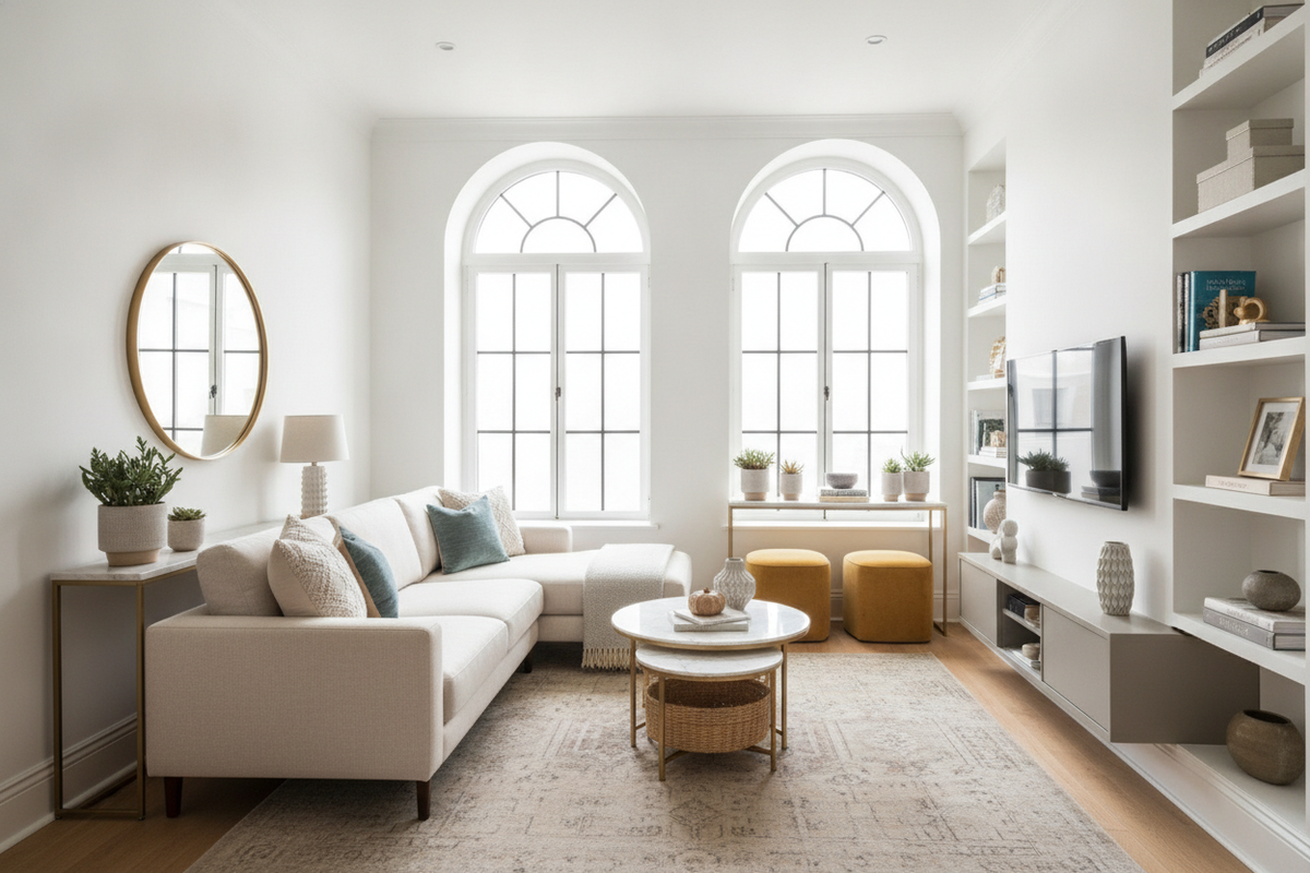 I'm Begging You to Steal These Ideas to Decorate a Small Living Room