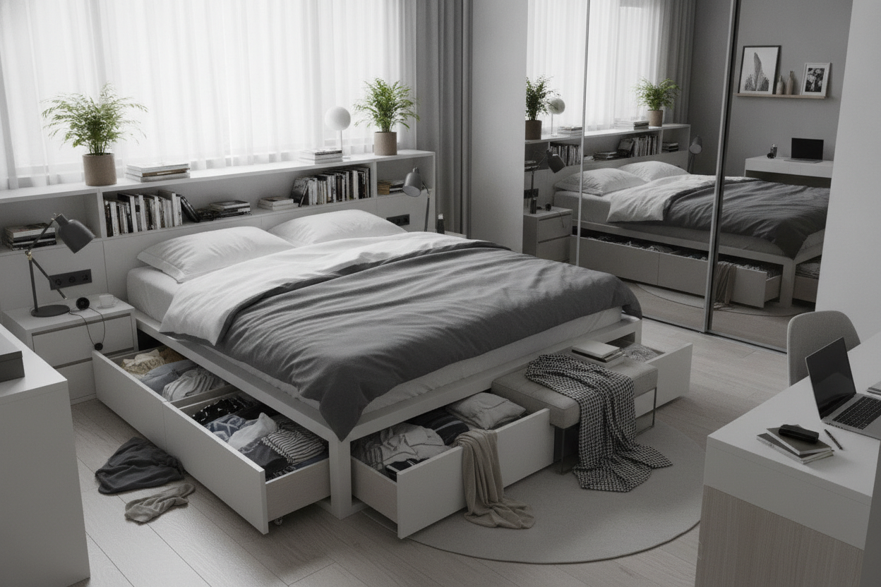 The Storage Bed Trap: Why Your Bedroom Space Feels So Cramped