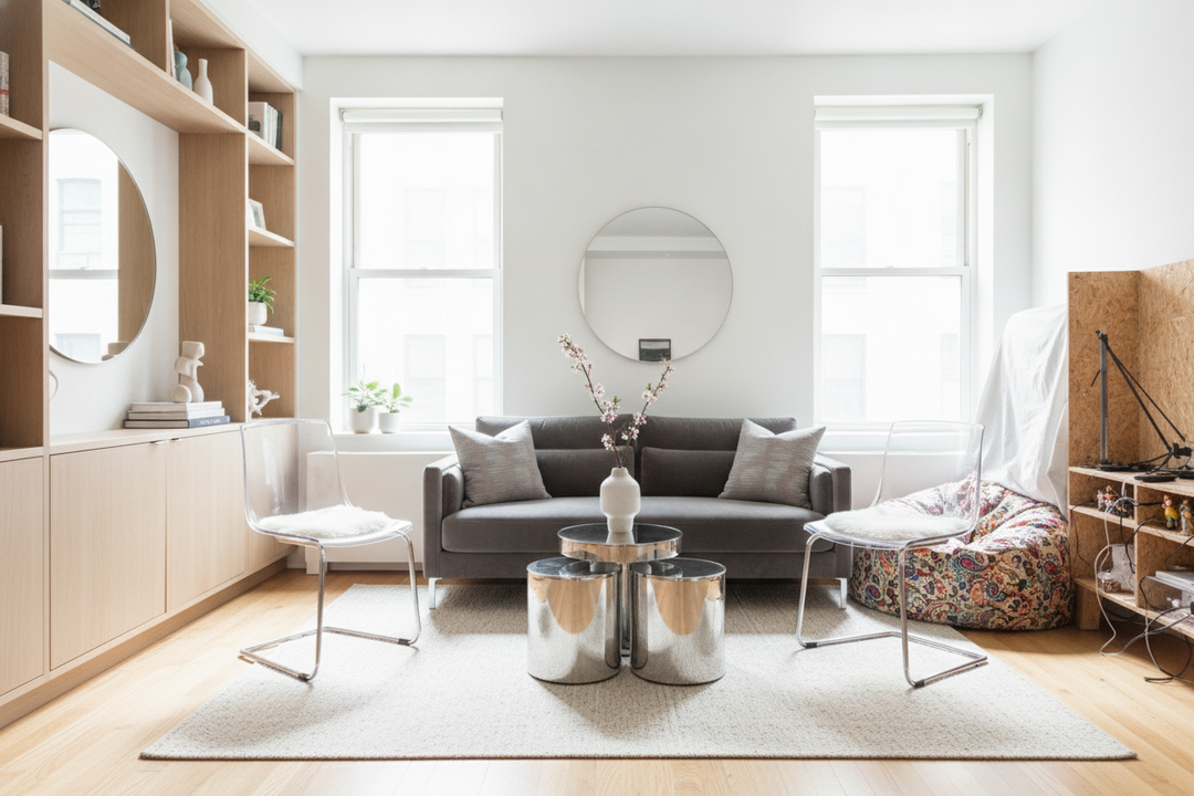 Ghost Chairs and Other Small Living Rooms Decorating Ideas I Hate
