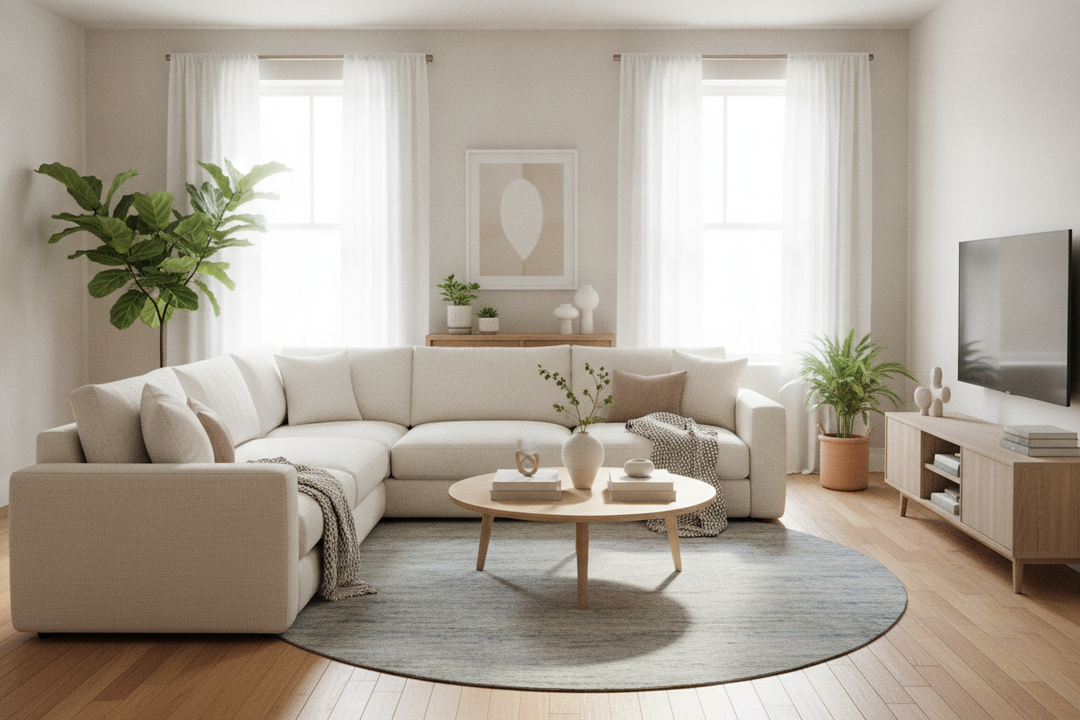 The 'Giant Couch' Rule for Furnishing Small Living Room Spaces