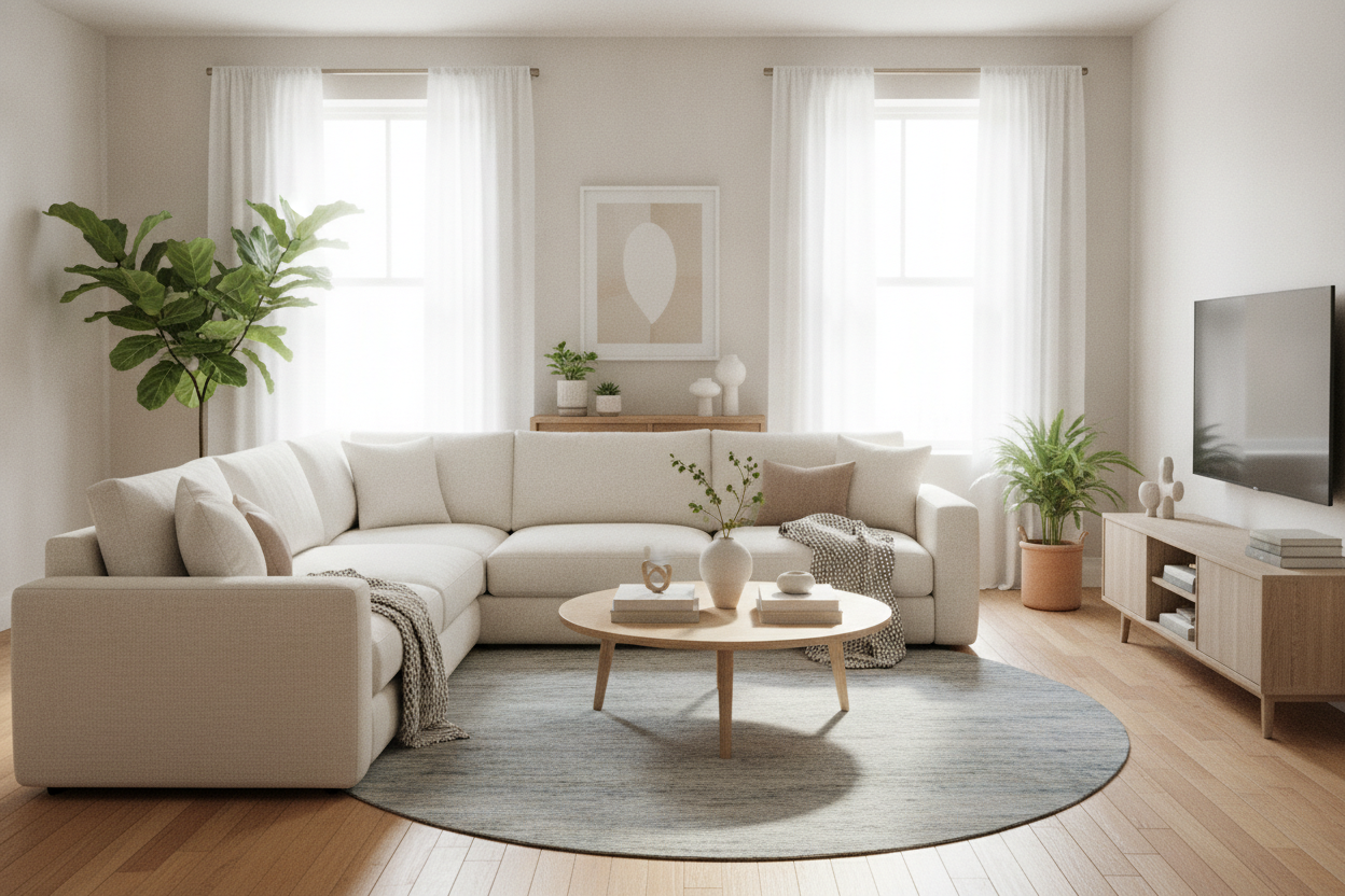 The 'Giant Couch' Rule for Furnishing Small Living Room Spaces