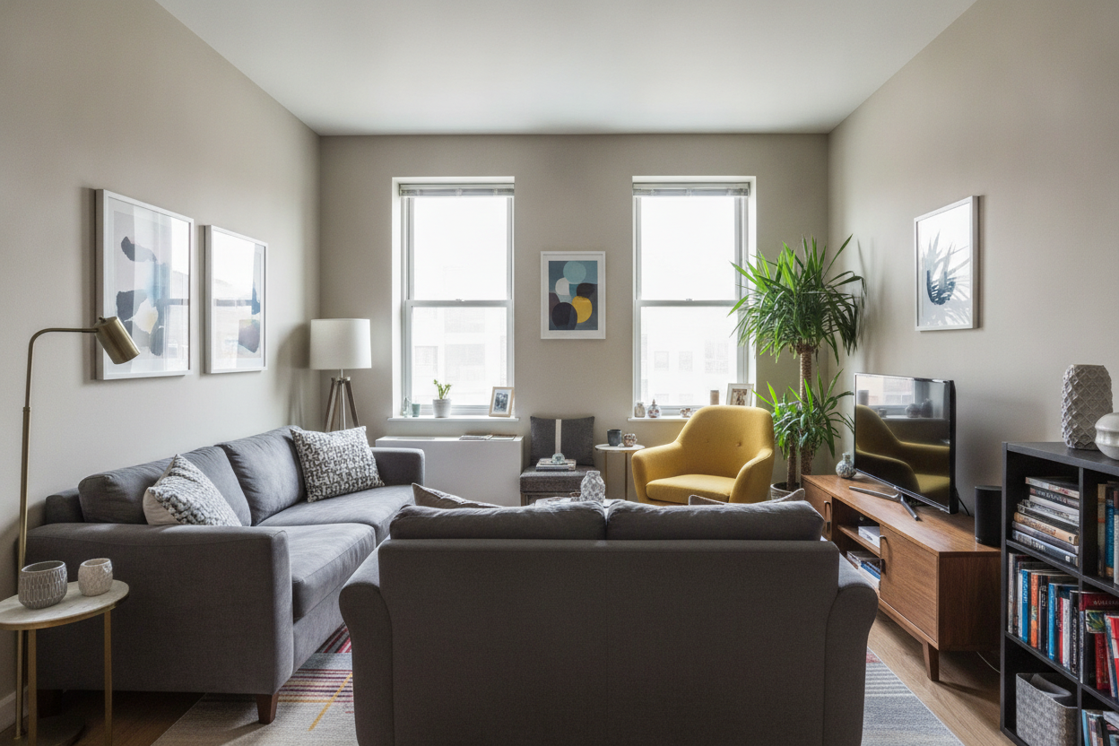 Why a Loveseat Ruins Your Small Living Room Layout