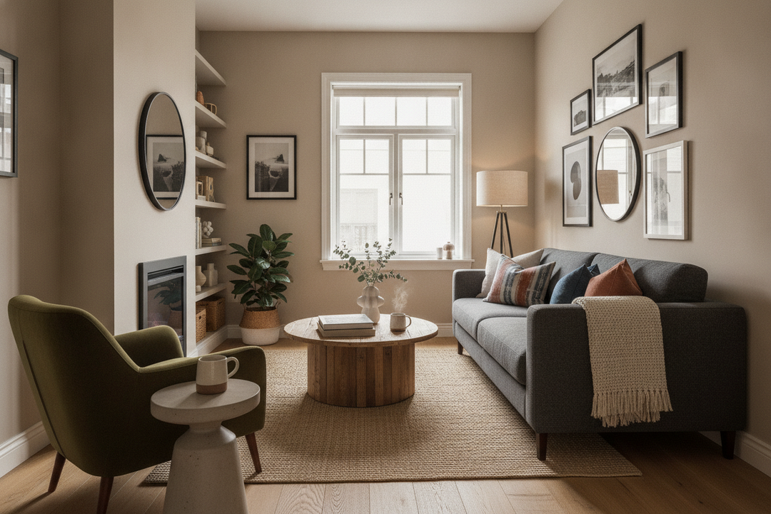 Why I Stopped Trying to Make My Tiny Sitting Room Look Bigger