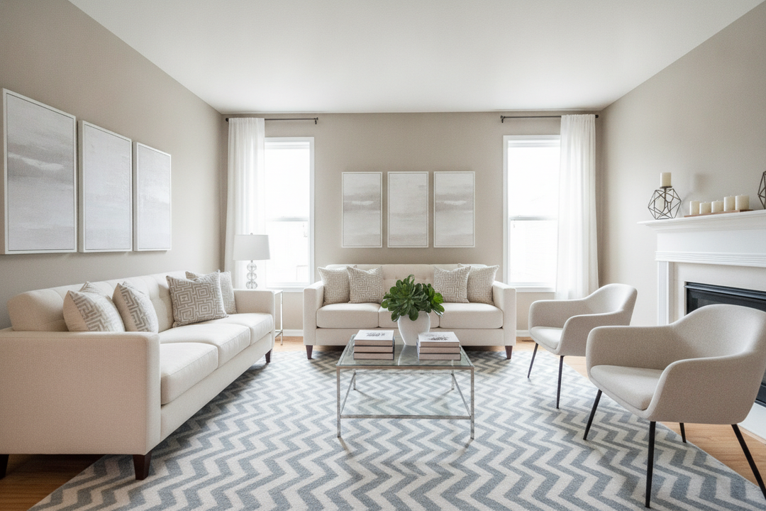 Why Your Home Staging Living Room Setup Looks Completely Fake