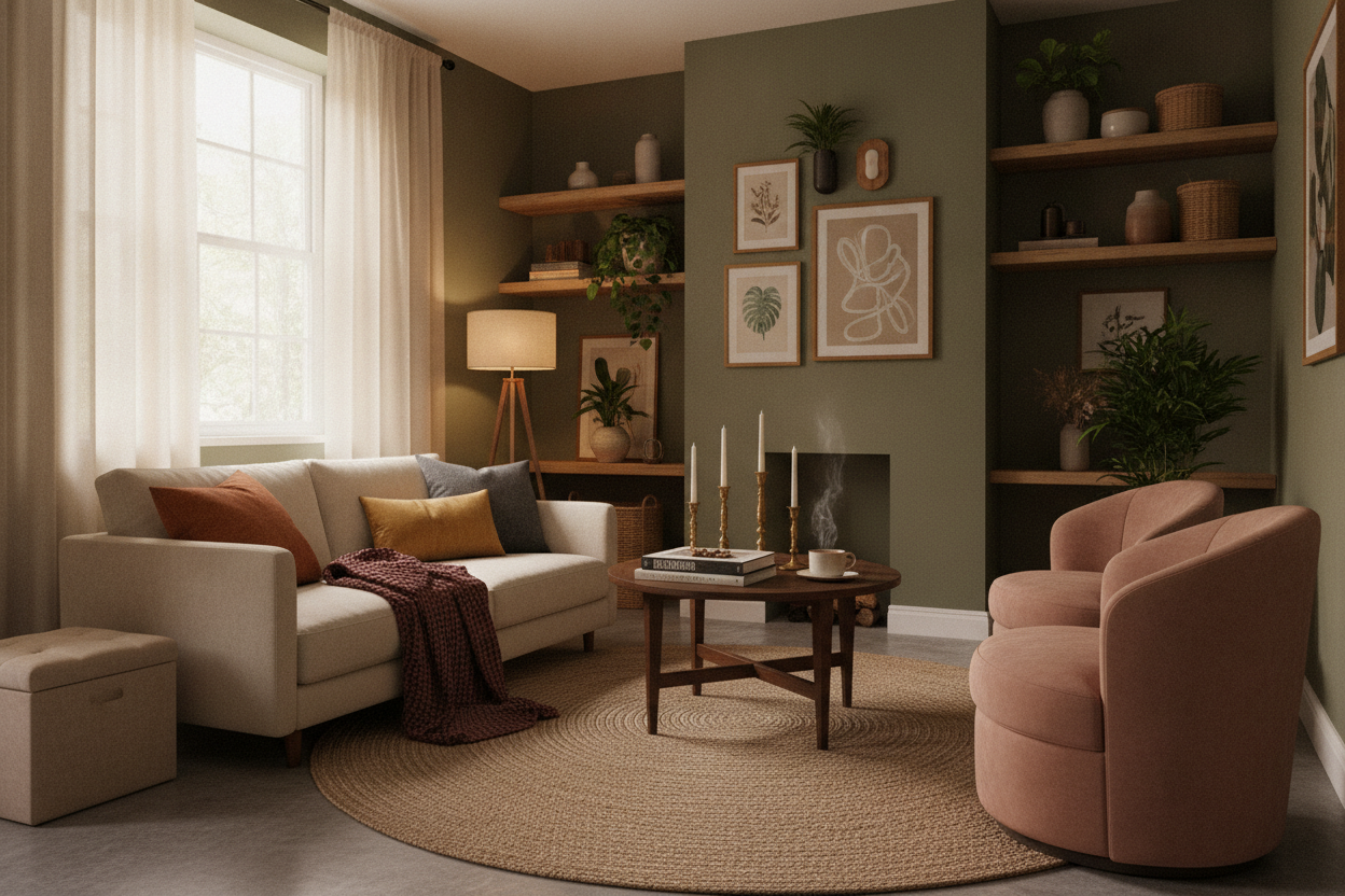 Why I Gave Up on 'Bright and Airy' for Cozy Small Living Room Decor