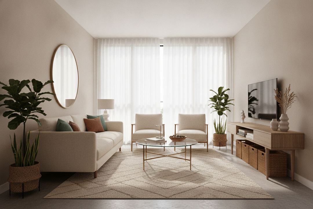 The 'Floating' Trick: How to Decorate Small Rooms Without Feeling Cramped