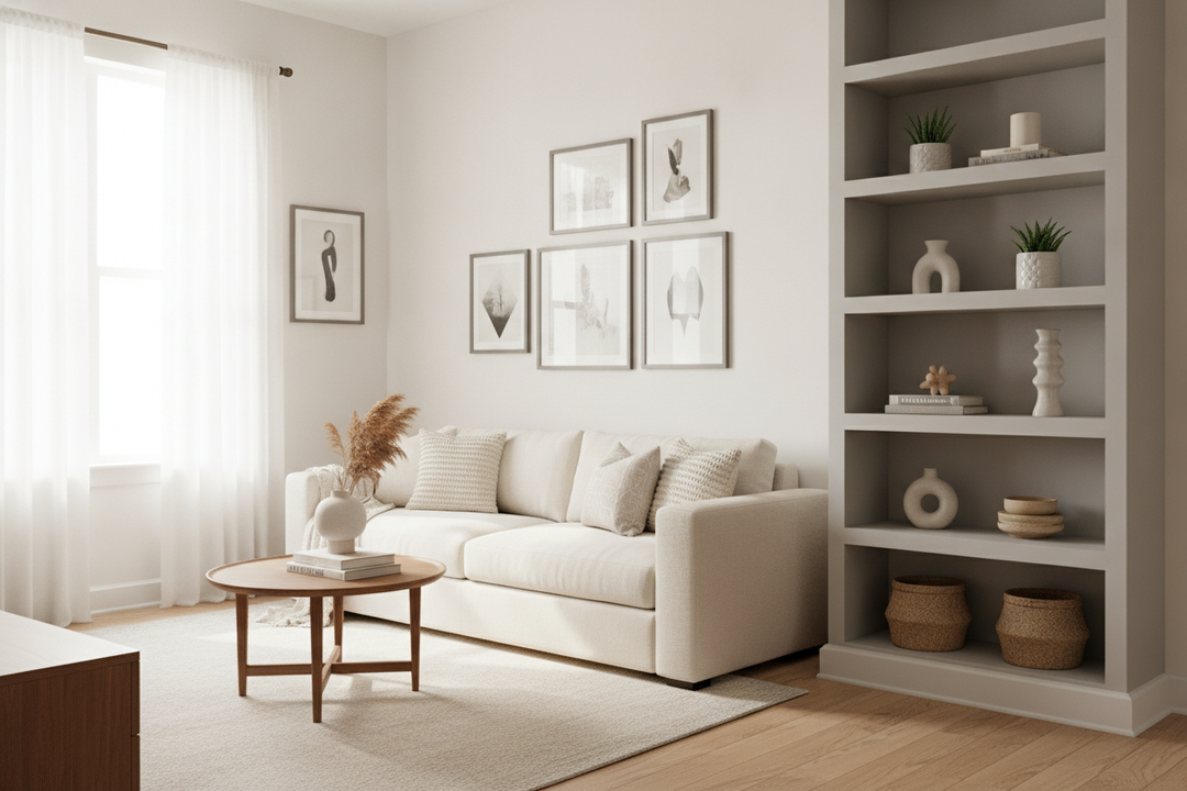 The 'Waist-Height' Rule for Decorating a Very Small Room