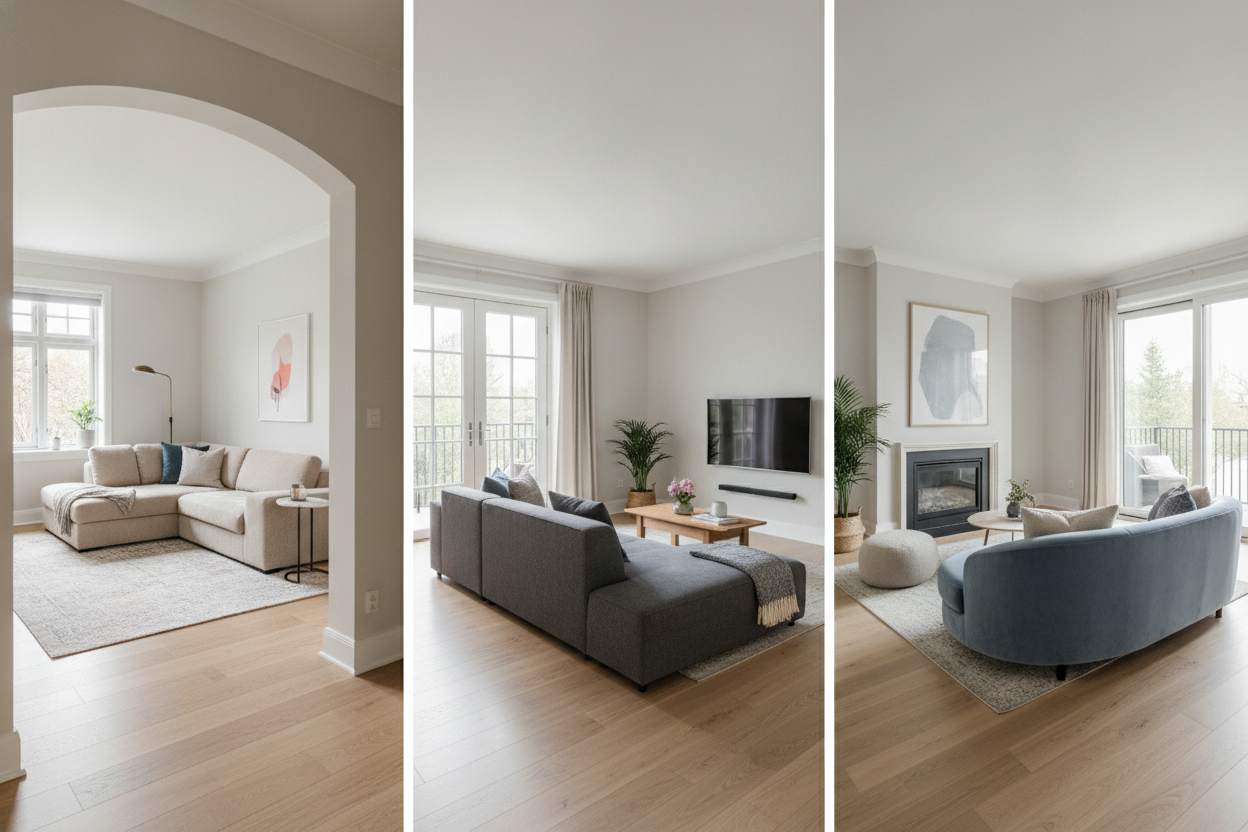 3 Small Living Room Sectional Layout Ideas That Don't Block the Door