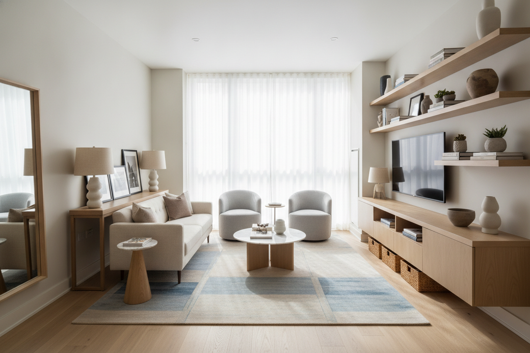Why Does My Space Feel Like a Hallway? Small Narrow Living Room Ideas