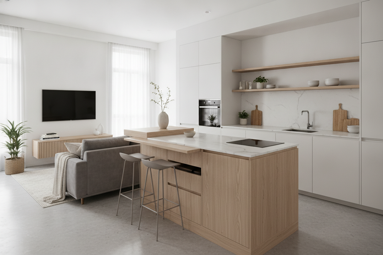 How One Kitchen Island Changed My Life Living in a Small Apartment