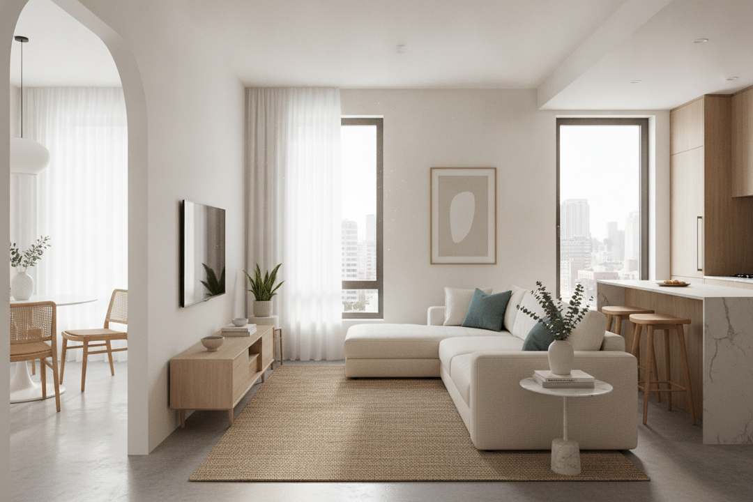 Is a Sectional Too Big for a Small Open Concept Living Room?