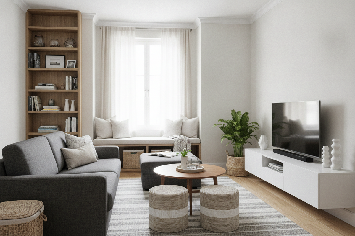Your Bins Are the Problem: How to Organize a Living Room That Is Small