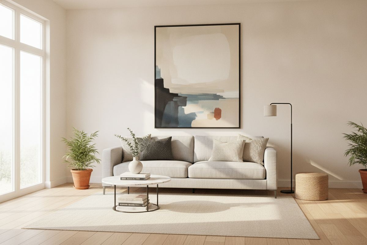 I Swapped 15 Frames for 1: Wall Decoration for Small Living Room Spaces