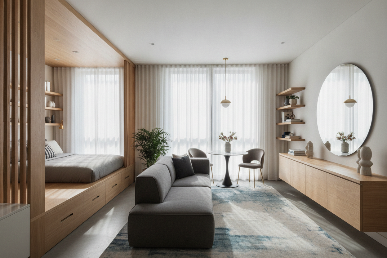 I Refuse to Use Folding Furniture (And Other Hacks for Small Apartments)