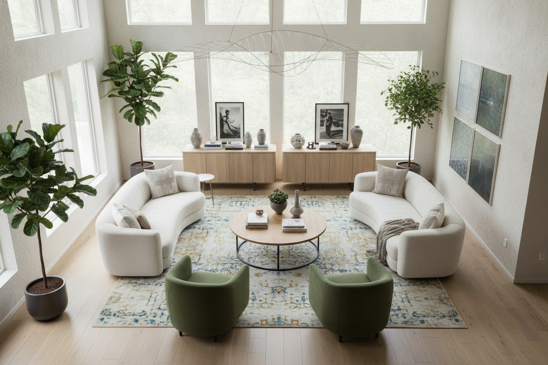 The Best Living Room Arrangement Doesn't Touch the Walls