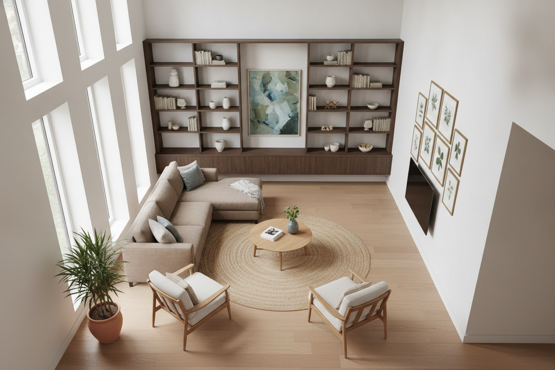 Do Small Living Room Floor Plans Have to Center on the TV?