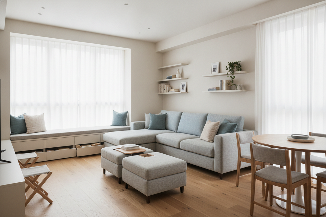 The Stealthy Way to Maximize Seating in Small Living Room Layouts