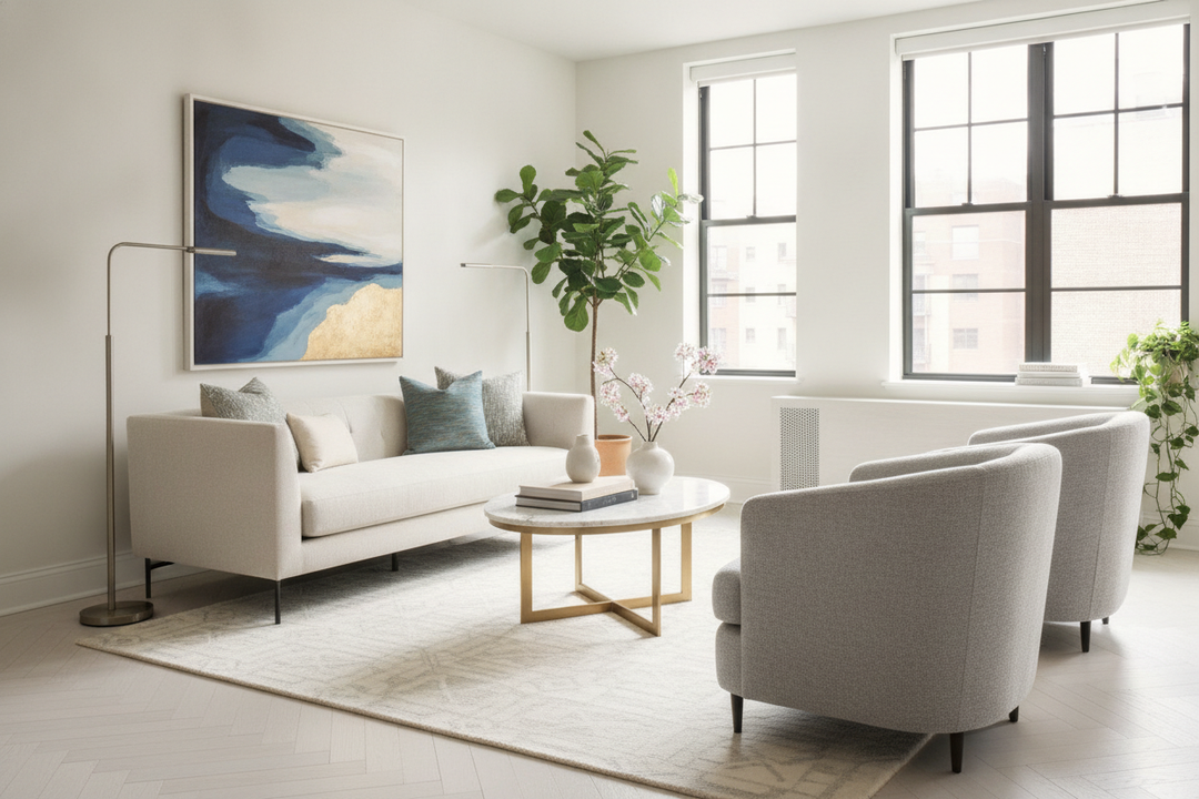 Ditch the Velvet Loveseat: Better Small Formal Living Room Ideas
