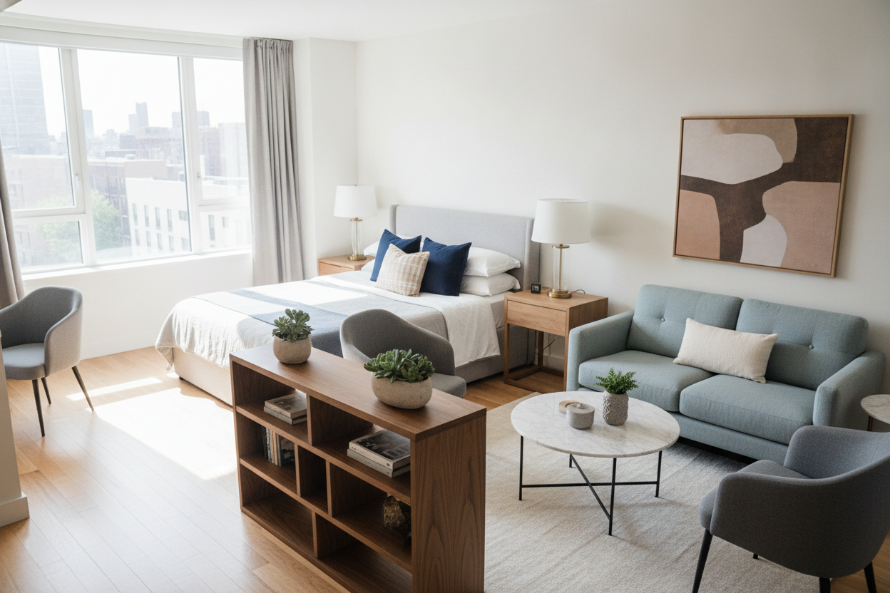 Why Your Mini Living Room in Bedroom Looks Like a Hotel