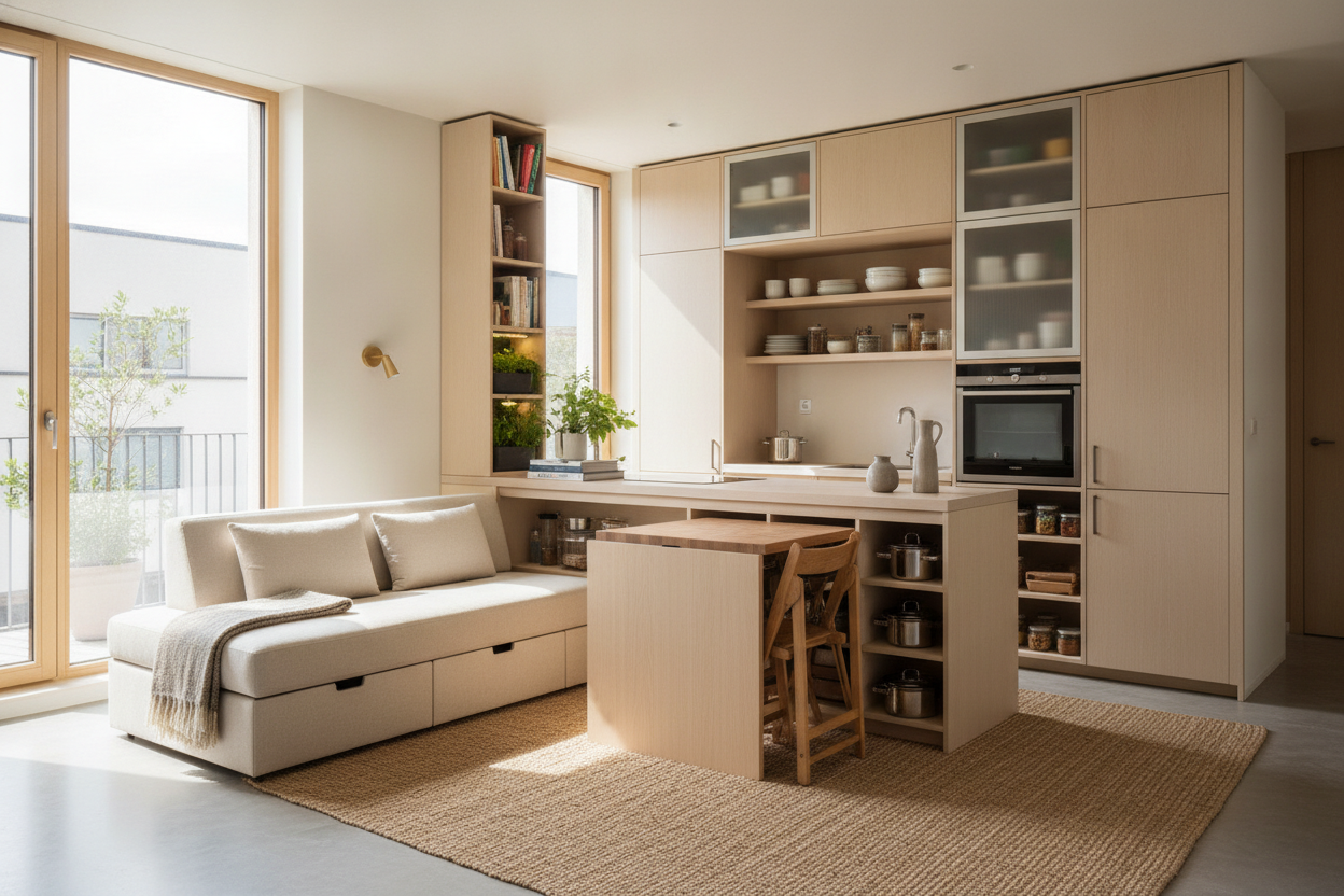 Why My Best Small Living Room Space Saving Ideas Belong in the Kitchen
