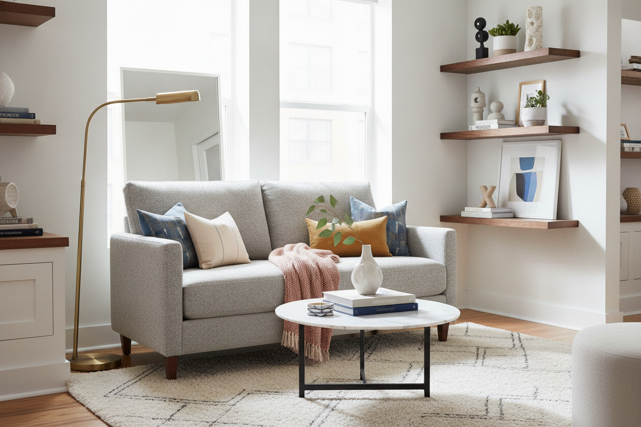 I Prefer a Loveseat for Small Space Layouts (With One Rule)