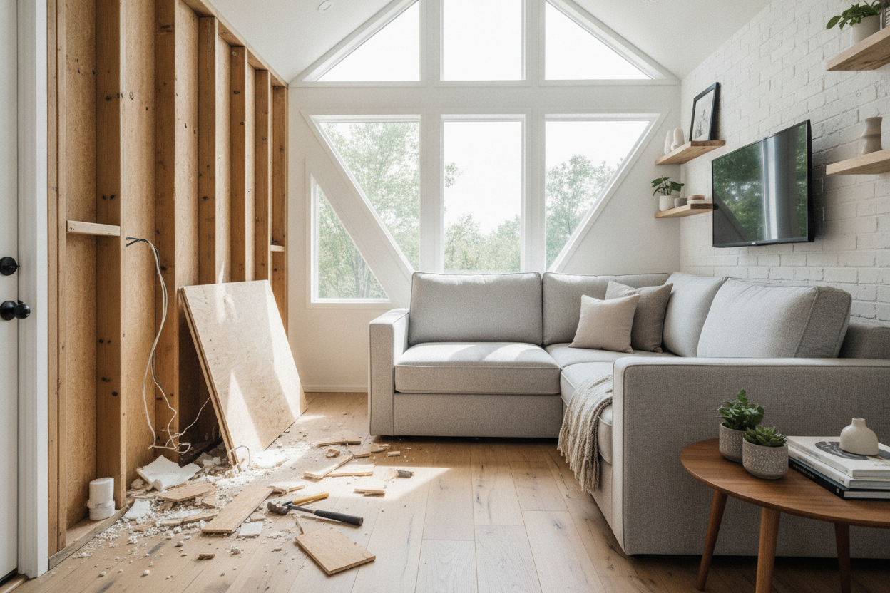 Why I Ripped Out My Built-In Tiny House Sofa