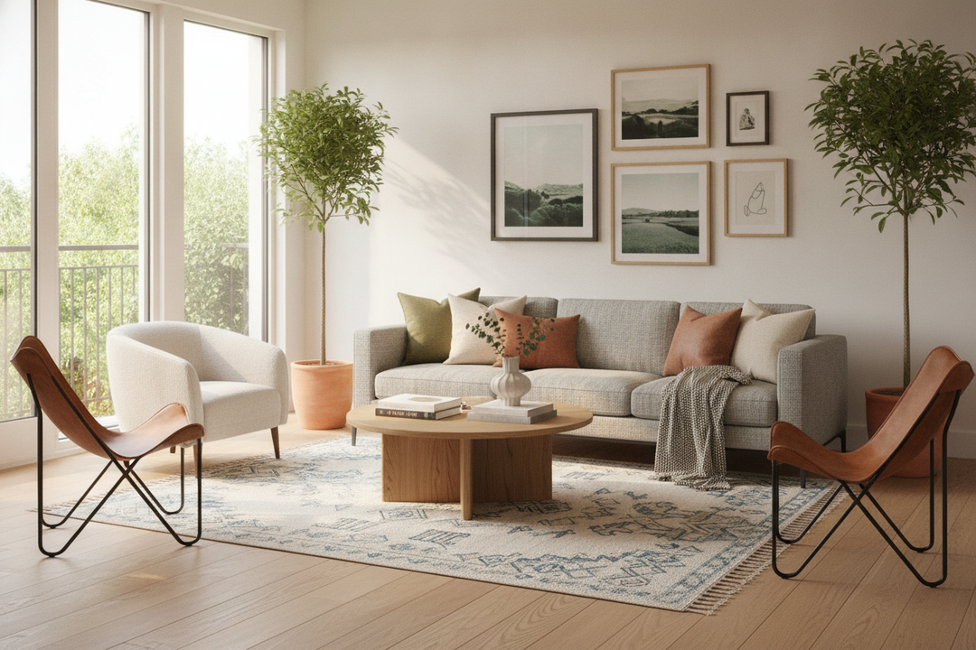 How to Keep a Slim Couch From Looking Like Office Furniture
