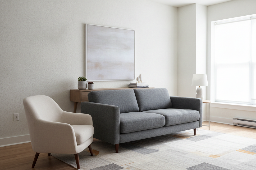 Why Shoving Your Compact Sofa Against the Wall Ruins the Room