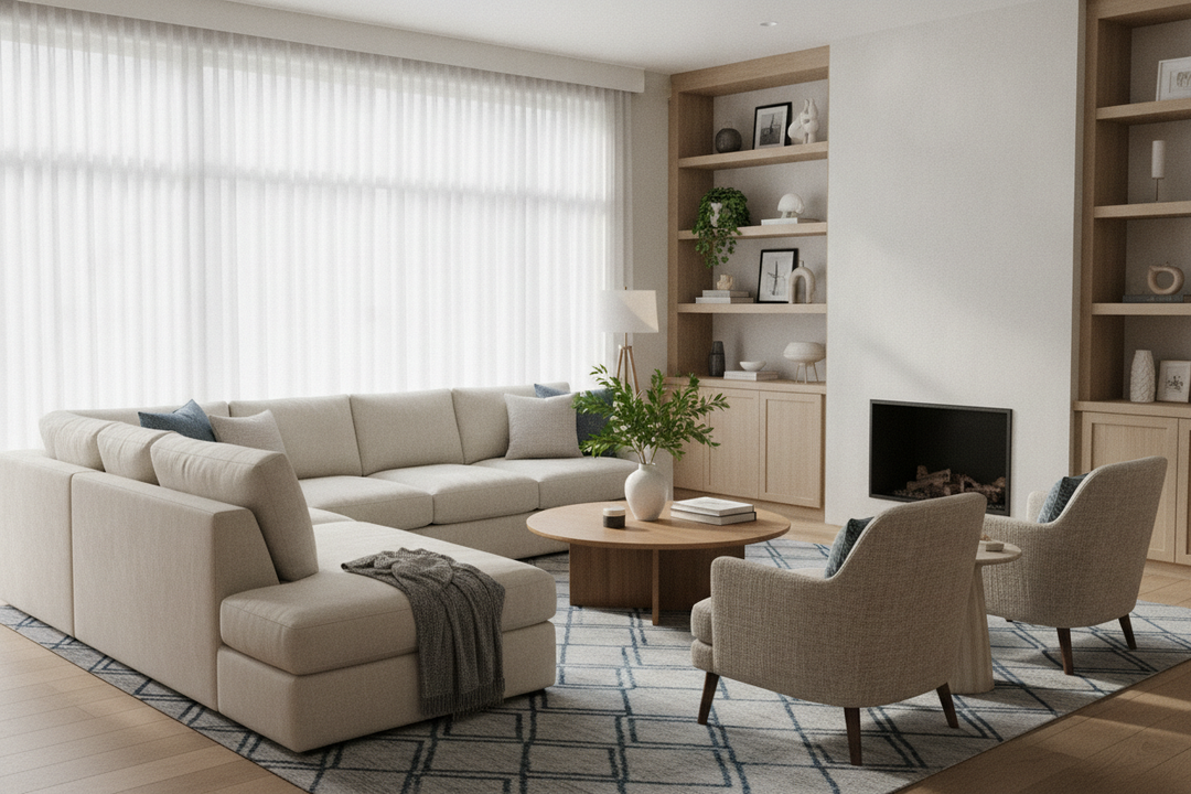 The 2-Thirds Rule for Nailing Your Sofa Size for Living Room Layouts