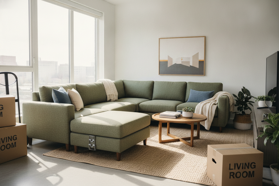 The Best Apartment Couch Survives Moving Day (And Still Looks Good)