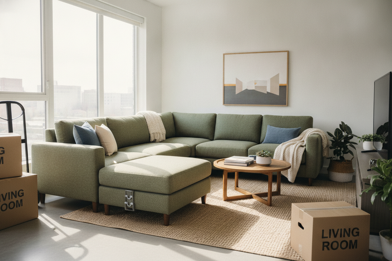 The Best Apartment Couch Survives Moving Day (And Still Looks Good)