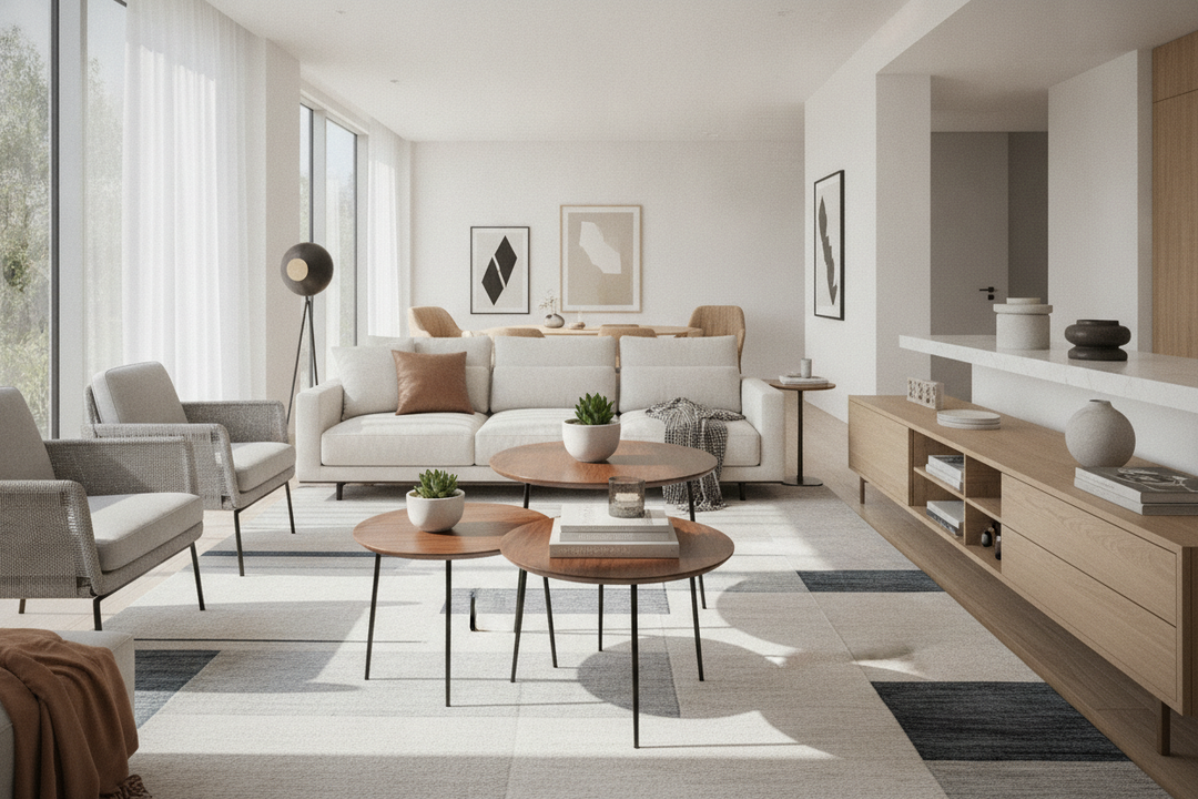 Why I Swapped My Giant Coffee Table for 3 Tiny Living Tables