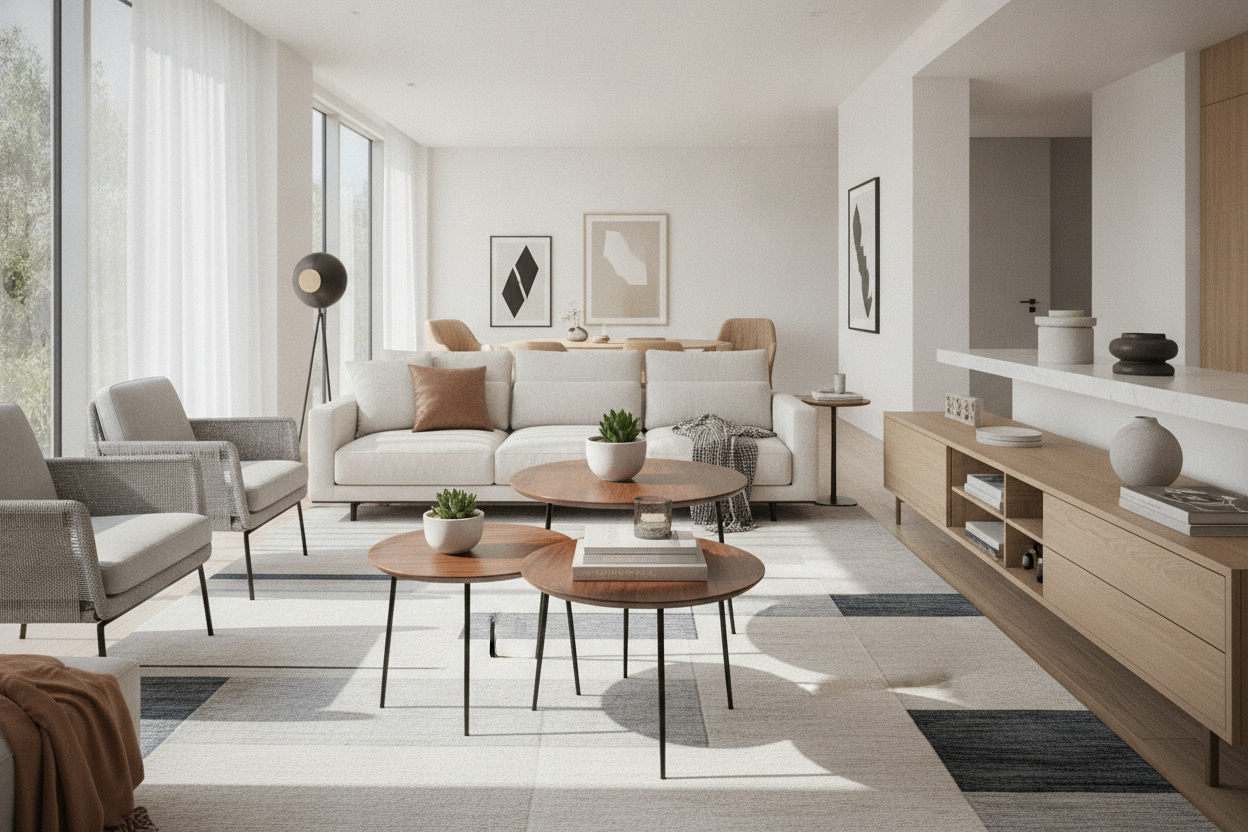 Why I Swapped My Giant Coffee Table for 3 Tiny Living Tables