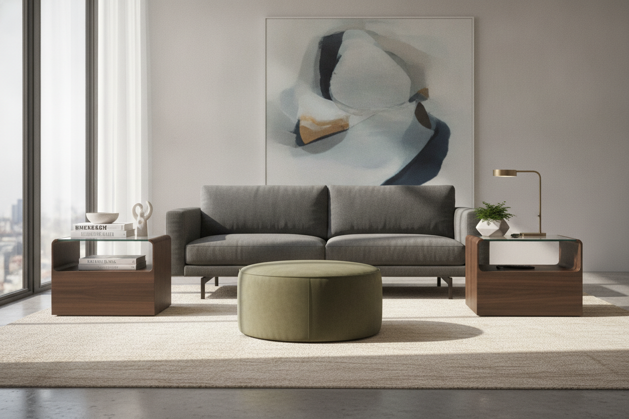 Stop Sacrificing Surface Area for Sleek Modern End Tables