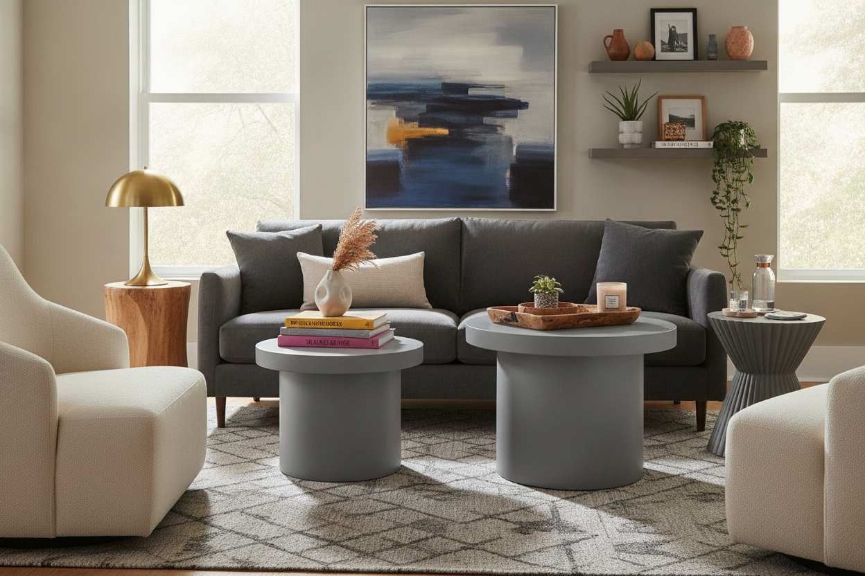 Why Your Gray End Tables Look Like Office Furniture (And How to Fix It)