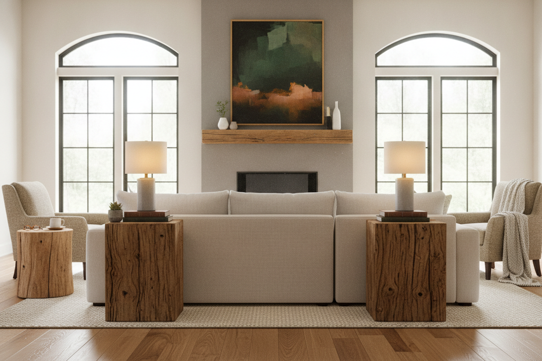 Can You Put a Cabin End Table in a Normal Living Room?