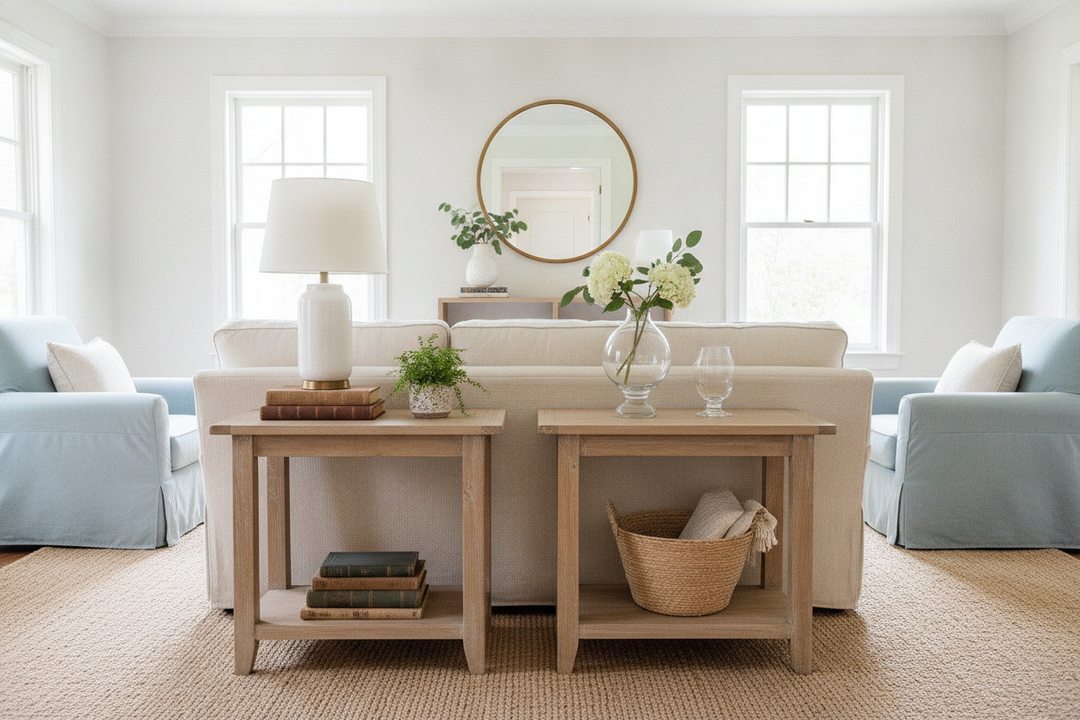 How to Style a Cottage End Table Without the Granny Vibe