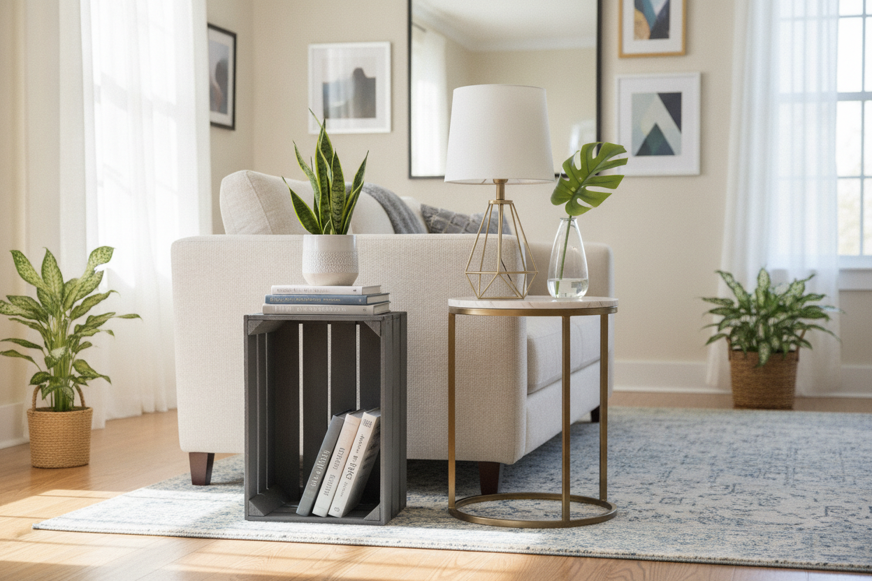 The 3 Rules for Finding an End Table Cheap That Doesn't Look Awful