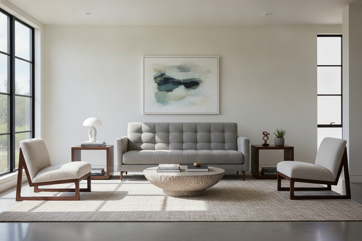Your Trendy Sofa Looks Awkward Without a Low Profile End Table